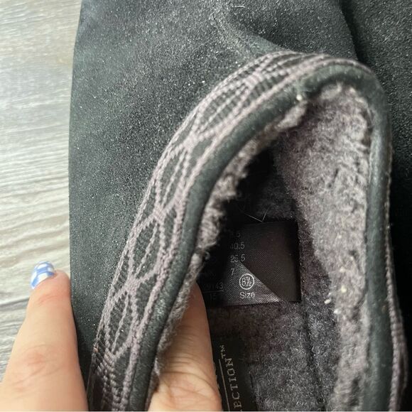 PREDICTIONS Womens Leather Collection Suede Mocs Slip On Loafers Clogs - Picture 8 of 11